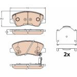 Bremsbelagsatz, Scheibenbremse GDB3630 Bremsbelagsatz, Scheibenbremse GDB3630