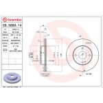 Bremsscheibe 09.5869.14