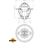 Thermostat, Kühlmittel 725161