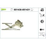 Fensterheber 851431 Fensterheber 851431