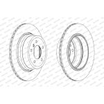 Ferodo DDF1868C-1 Bremsscheibe PREMIER Coat+ disc