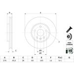 Bremsscheibe 0 986 479 D92 Bremsscheibe 0 986 479 D92