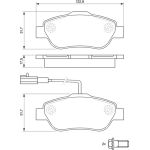 BOSCH 0 986 494 114 Bremsbelagsatz, Scheibenbremse BOSCH 0 986 494 114 Bremsbelagsatz, Scheibenbremse