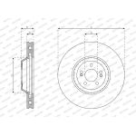 Bremsscheibe DDF2521C-1