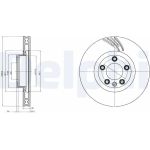 Delphi BG9101C Bremsscheibe Delphi BG9101C Bremsscheibe