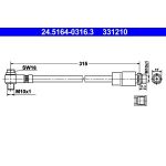 ATE 24.5164-0316.3 Bremsschlauch