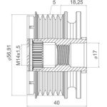 Generatorfreilauf 588445 Generatorfreilauf 588445
