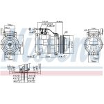 Kompressor, Klimaanlage 89699 Kompressor, Klimaanlage 89699