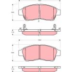 Bremsbelagsatz, Scheibenbremse GDB3300 Bremsbelagsatz, Scheibenbremse GDB3300