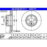 Bremsscheibe 24.0130-0117.1