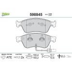 Valeo 598845 Bremsbelagsatz, Scheibenbremse Valeo 598845 Bremsbelagsatz, Scheibenbremse