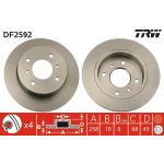 Bremsscheibe DF2592 Bremsscheibe DF2592