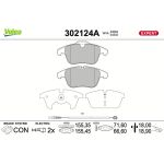Bremsbelagsatz, Scheibenbremse 302124A Bremsbelagsatz, Scheibenbremse 302124A