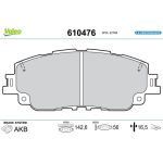 Valeo 610476 Bremsbelagsatz, Scheibenbremse E-PERFORMANCE Valeo 610476 Bremsbelagsatz, Scheibenbremse E-PERFORMANCE