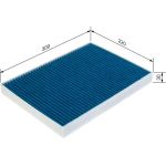 Filter, Innenraumluft 0 986 628 565