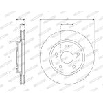 Ferodo DDF2687C Bremsscheibe PREMIER Ferodo DDF2687C Bremsscheibe PREMIER