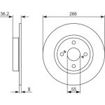 BOSCH 0 986 479 335 Bremsscheibe BOSCH 0 986 479 335 Bremsscheibe