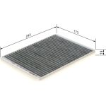 BOSCH 1 987 435 553 Innenraumfilter BOSCH 1 987 435 553 Innenraumfilter