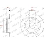 Bremsscheibe DDF2822C
