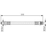 BOSCH 1 987 476 558 Bremsschlauch