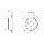 Bremsscheibe DDF2087C