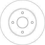 Bremsscheibe DF4452BS Bremsscheibe DF4452BS