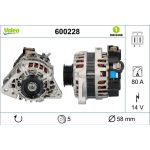 Valeo 600228 Generator ORIGINS - NEW O.E. TECHNOLOGIE