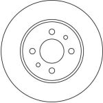 TRW DF1722 Bremsscheibe TRW DF1722 Bremsscheibe