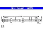 Bremsschlauch 24.5112-0384.3