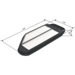 BOSCH F 026 400 349 Luftfilter BOSCH F 026 400 349 Luftfilter