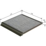 BOSCH 1 987 435 533 Innenraumfilter BOSCH 1 987 435 533 Innenraumfilter