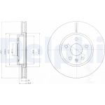 Delphi BG4189 Bremsscheibe
