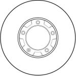 TRW DF1523 Bremsscheibe TRW DF1523 Bremsscheibe