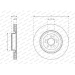 Ferodo DDF2206C-1 Bremsscheibe PREMIER Ferodo DDF2206C-1 Bremsscheibe PREMIER