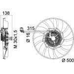 Lüfter, Motorkühlung CFF 471 000P Lüfter, Motorkühlung CFF 471 000P