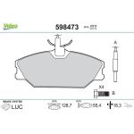 Valeo 598473 Bremsbelagsatz, Scheibenbremse Valeo 598473 Bremsbelagsatz, Scheibenbremse