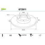 Bremsscheibe 672911 Bremsscheibe 672911