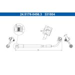 Bremsschlauch 24.5176-0456.3 Bremsschlauch 24.5176-0456.3