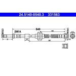 Bremsschlauch 24.5140-0540.3