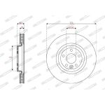 Ferodo DDF2734C-1 Bremsscheibe PREMIER