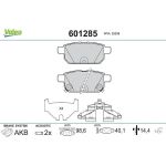 Valeo 601285 Bremsbelagsatz, Scheibenbremse Valeo 601285 Bremsbelagsatz, Scheibenbremse