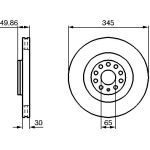 Bremsscheibe 0 986 479 B87