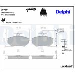 Delphi LP769 Bremsbelagsatz, Scheibenbremse Delphi LP769 Bremsbelagsatz, Scheibenbremse