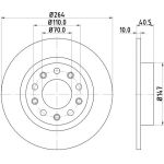 Bremsscheibe 8DD 355 117-241