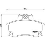 Brembo P 41 004 Bremsbelagsatz, Scheibenbremse PRIME LINE Brembo P 41 004 Bremsbelagsatz, Scheibenbremse PRIME LINE
