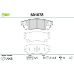 Valeo 601678 Bremsbelagsatz, Scheibenbremse