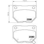 Bremsbelagsatz, Scheibenbremse 8DB 355 011-601 Bremsbelagsatz, Scheibenbremse 8DB 355 011-601