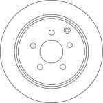 TRW DF4353 Bremsscheibe