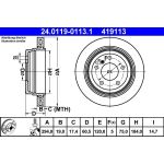 Bremsscheibe 24.0119-0113.1
