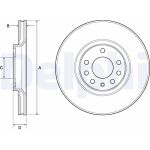 Delphi BG3770 Bremsscheibe Delphi BG3770 Bremsscheibe